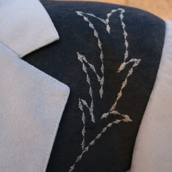 Men’s Western Suede Jacket - Vintage Rockabilly Blazer Size 46L Made In USA - Picture 5 of 16